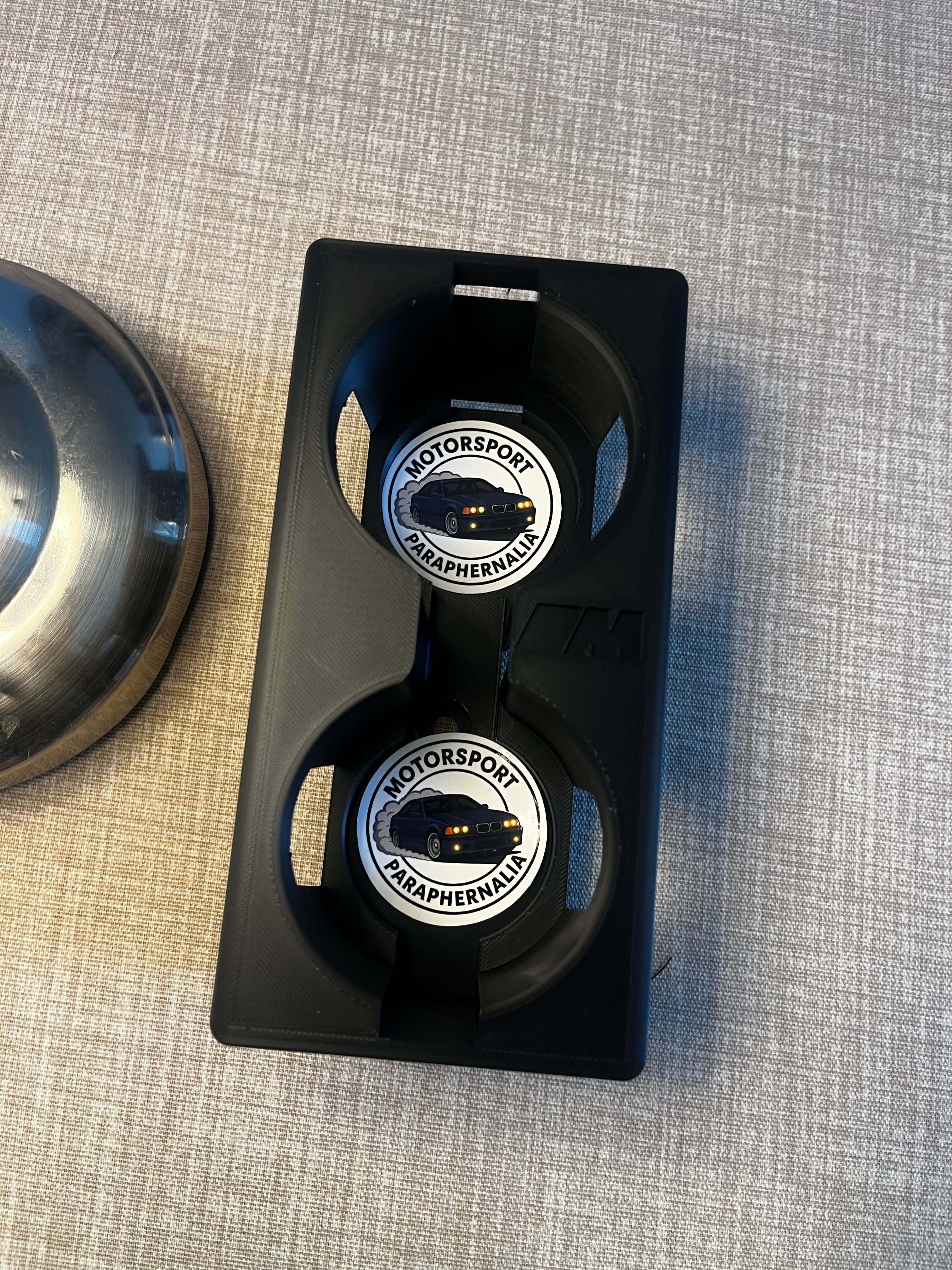 BMW E36 Dual Front cupholder with phone Slot